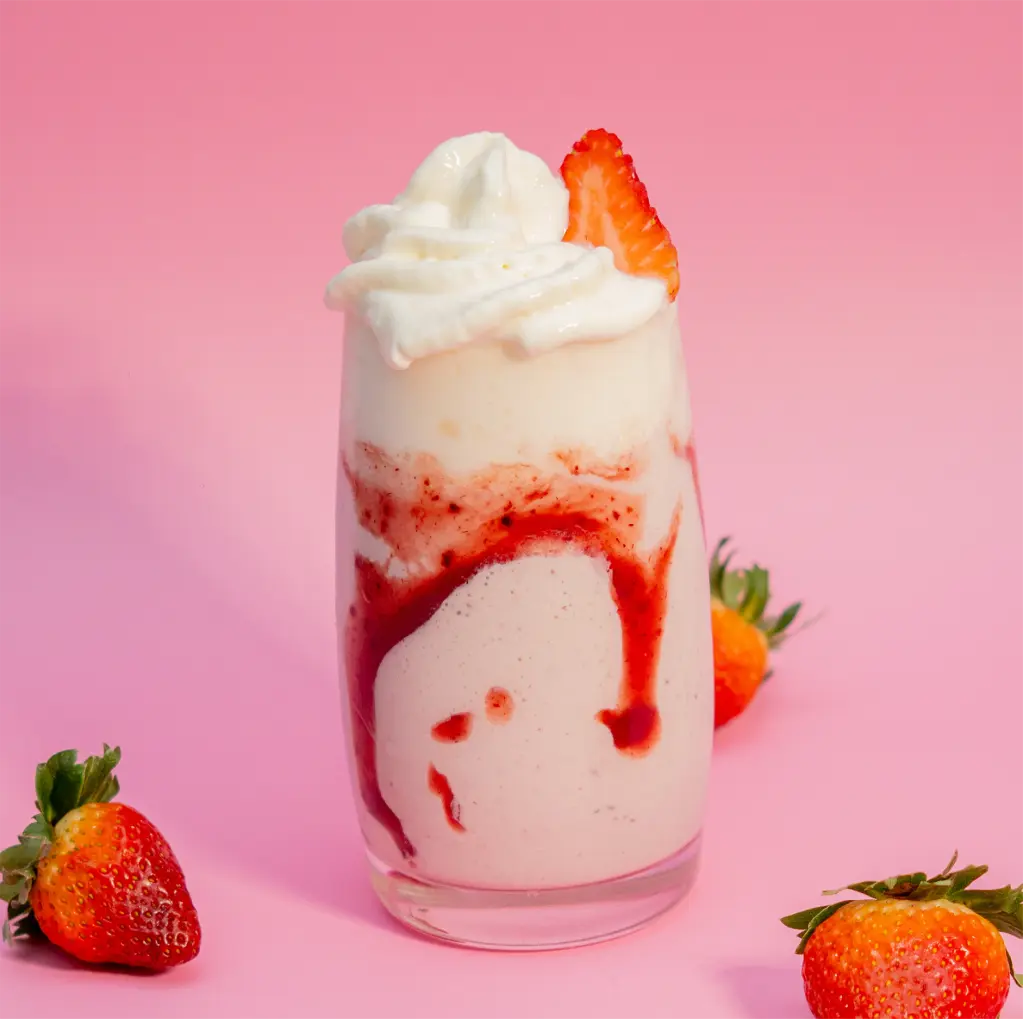 Milk shake frutos rojos