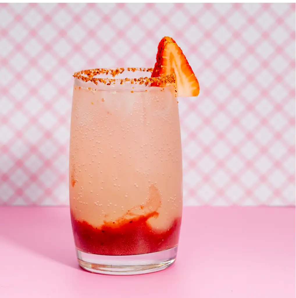 Soda de frutos rojos