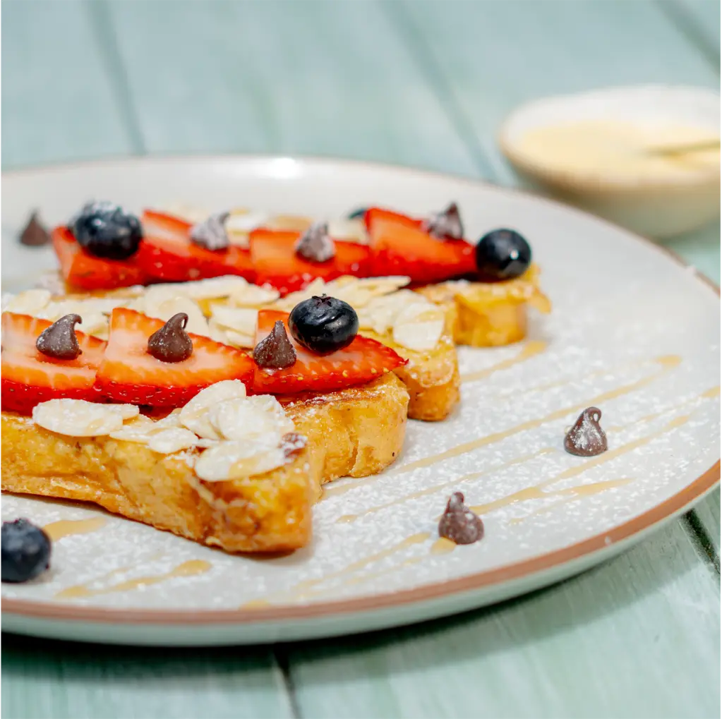 Tostadas del mundo de las maravillas